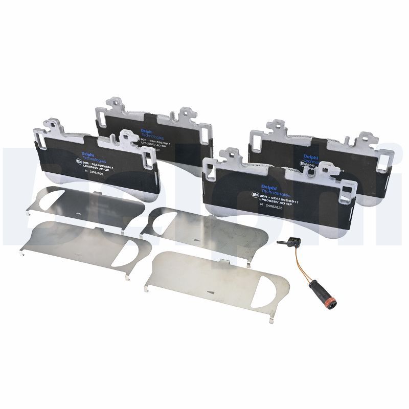 LP5055EV DELPHI Kit pastiglie freno, Freno a disco 