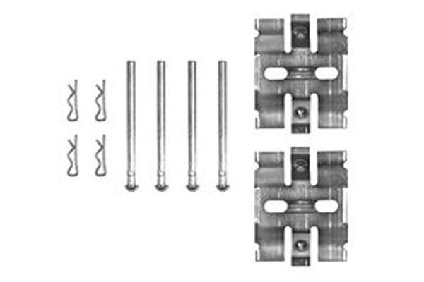 PFK118 TRW Kit accessori, Pastiglia freno 