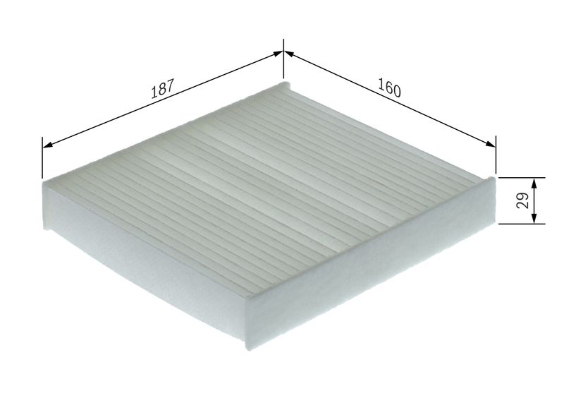 1987435168 BOSCH Filtro, Aria abitacolo 