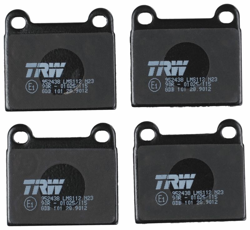 GDB101 TRW Kit pastiglie freno, Freno a disco 