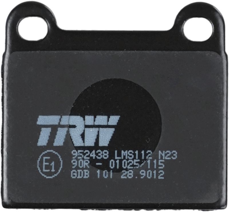 GDB101 TRW Kit pastiglie freno, Freno a disco 