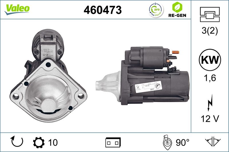 460473 VALEO Motorino d'avviamento 