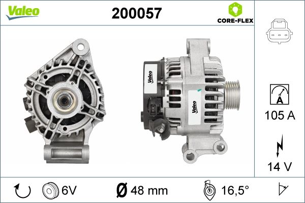 200057 VALEO Alternatore 