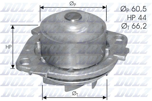 S231 DOLZ Pompa dell’acqua, raffreddamento motore 